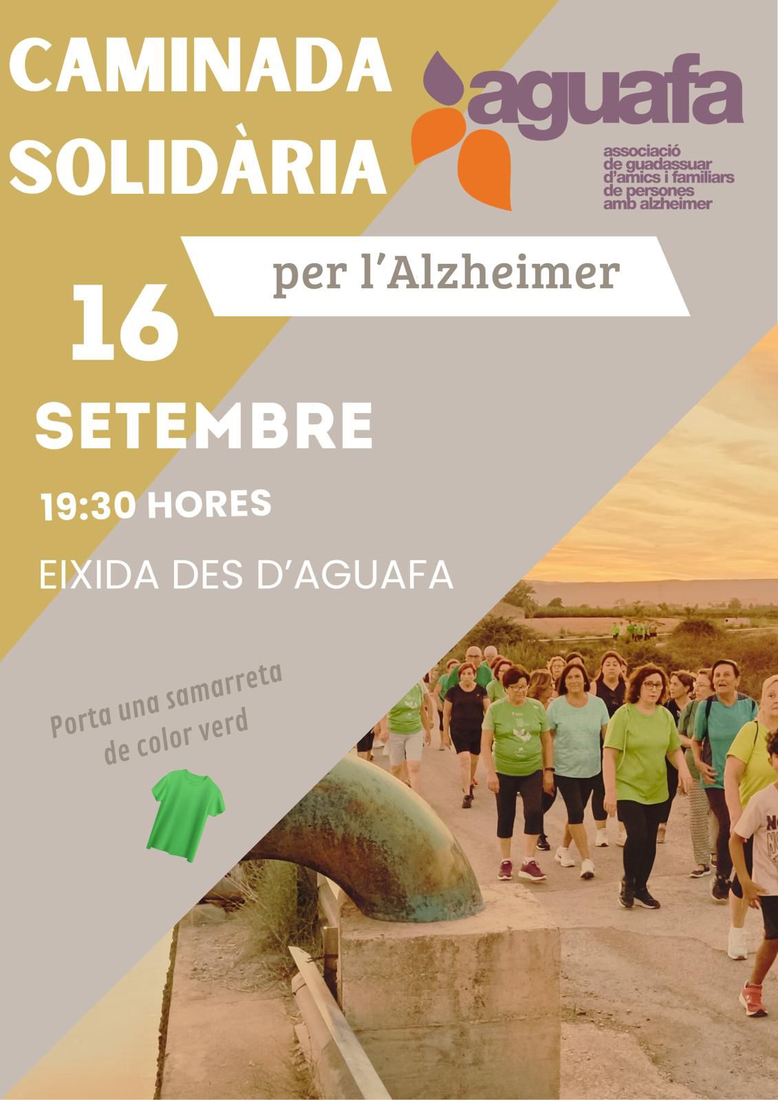 Caminada solid&agrave;ria per l'alzheimer